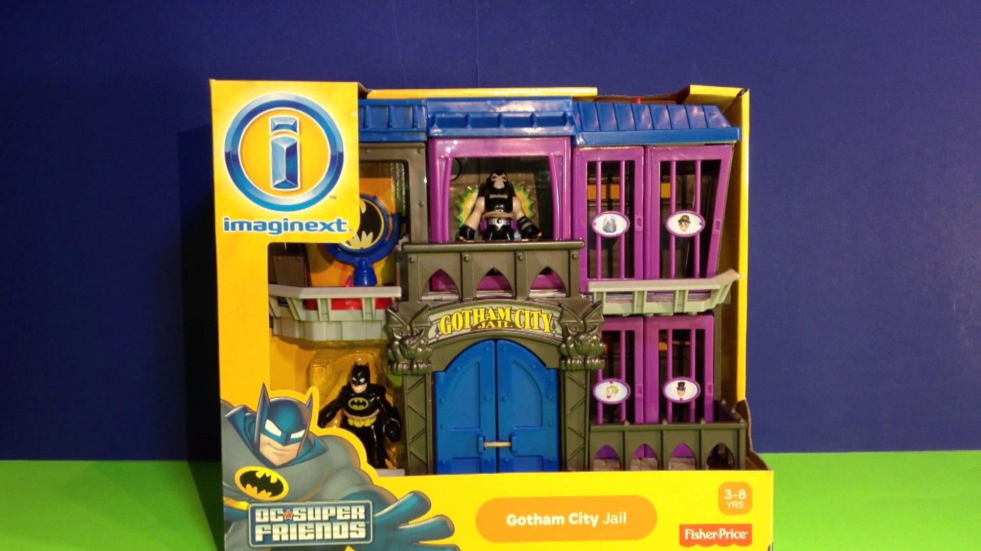 Fisher Price Imaginext DC Super Friends Gotham City Bane villain Batman Jail 