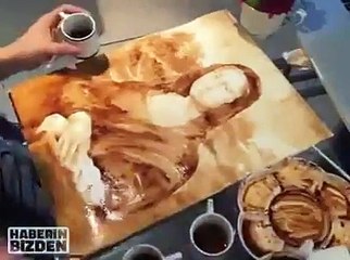 Coffee With The Mona Lisa Draw