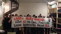 Cantos anarquistas desde Barcelona en solidaridad con #MarioLibre