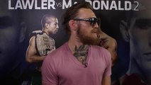 Conor McGregor tells Jose Aldo to worry about his chin, not his ribs