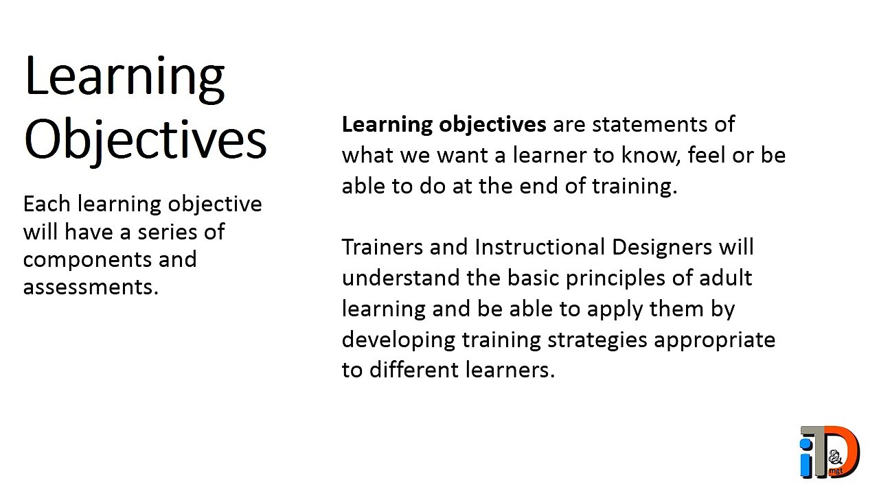 Training Design