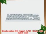 Micro Innovations 2000 - Keypad - AT PS/2 - 104 keys - white - English - retail