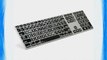 Large Print Keyboard For Apple Mac by LogicKeyboard -Slim USB Wired Keyboard White Letters