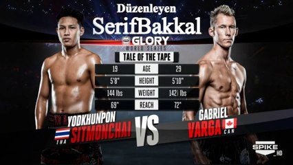 Yodkhunpon Sitmonchai - Gabriel Varga GLORY 17 LosAngeles