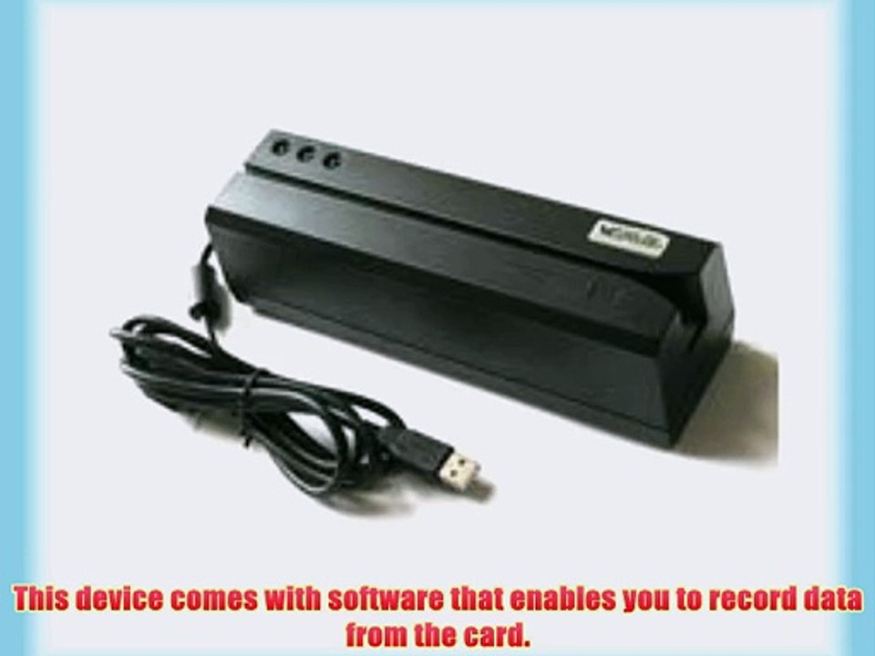 MSR606 Magnetic Stripe Card Reader Writer Encoder Swipe Credit 20 Free Blank Cards