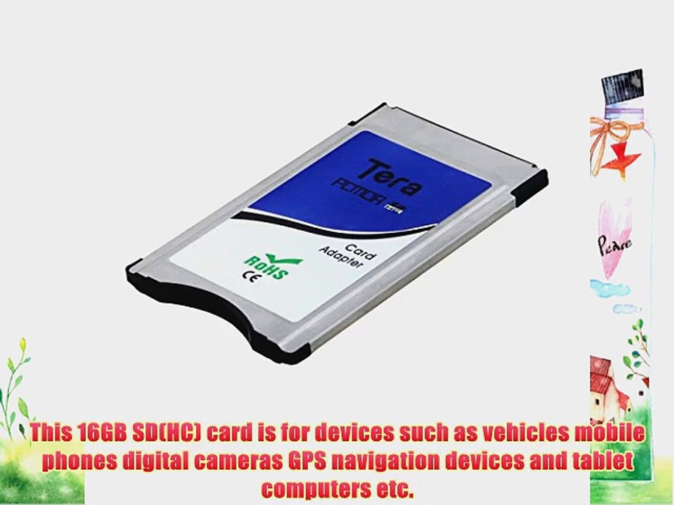 Tera SDHC Card Adapter Converter for Mercedes Benz PCMCIA Command System UP 16 8 4 2 32 GB
