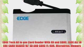 EDGE Tech All in one Card Reader With XD and SDHC. EDGE ALL IN ONE CARD READER W/ XD AND SDHC