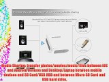 [All-in-1] RAVPower FileHub Wireless USB HDD SD card File Media Transferring Sharing Travel