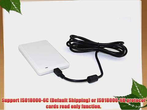 Chafon UHF Rfid USB Desktop Reader with Keyboard Emulation Output(read only) 2pcs UHF Testing