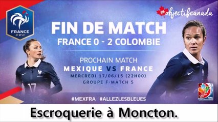 France-Colombie, CdM 2015 foot féminin, J2