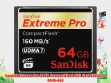 Sandisk Extreme Pro 64 GB CompactFlash (CF) Card SDCFXPS-064G-A46