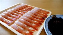 [ Japanese cuisine ] Eating Japanese food Washoku Sashimi  Amaebi  甘海老