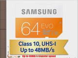 Samsung Electronics 64GB EVO SDXC UHS 1 - Class 10 Memory Card (MB-SP64D/AM)