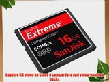 SanDisk Extreme CompactFlash 16 GB Memory Card 60MB/s SDCFX-016G-X46