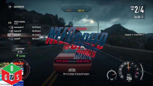 Need for Speed Rivals - driving Dodge Challenger SRT8 Gameplay PS4, Xbox One, PC