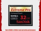 SanDisk 32GB Extreme Pro CF memory card - UDMA 90MB/s 600x (SDCFXP-032G-A91 US Retail Package)