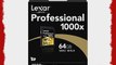 Lexar Professional 1000x 64GB SDXC UHS-II/U3 Card (Up to 150MB/s read) w/Image Rescue 5 Software