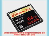 SanDisk Extreme PRO 64GB Compact Flash Memory Card UDMA 7 Speed Up To 160MB/s- SDCFXPS-064G-X46