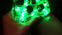 Xbox 360 afterglow wired controller (green) overview