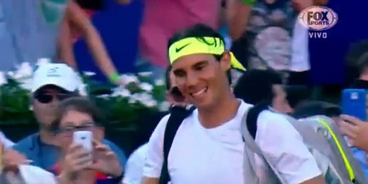 Rafael Nadal's interview for Fox Sports in Buenos Aires
