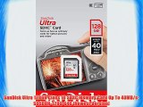 SanDisk Ultra 128GB Class 10 SDXC Memory Card Up To 40MB/s- SDSDUN-128G-G46 [Newest Version]