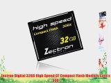 Zectron 32GB Professional CF Compact Flash High Speed Memory Card FOR CANON EOS 10D 20D 30D