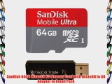 64GB SanDisk MicroSD HC XC MicroSDXC Class 10 Memory Card 64G (64 Gigabyte) for Blackberry