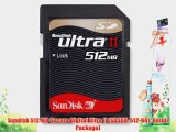 Sandisk 512 MB Secure Digital Ultra II (SDSDH-512-901 Retail Package)