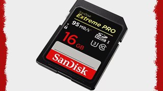SanDisk Extreme Pro 16GB SDHC UHS-1 Speed Class U3 With Speed Up To 95MB/s