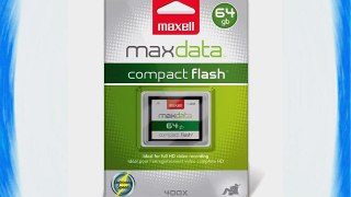 Maxell 64 GB CompactFlash Type I Flash Memory Card - 504405