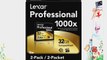 Lexar Professional 1000x 32GB CompactFlash Card 2-Pack LCF32GCTBNA10002