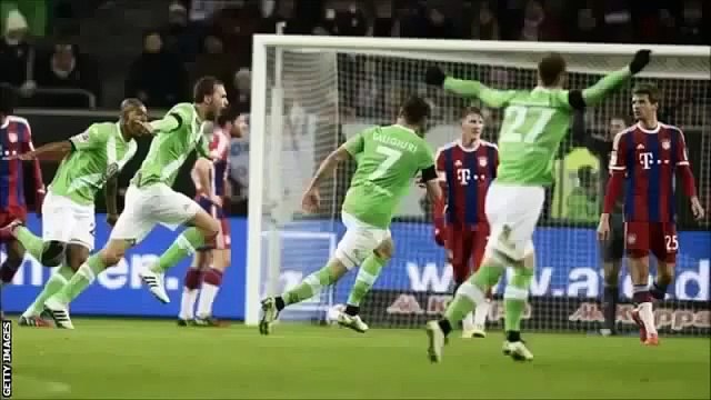 Wolfsburg vs Bayern Munich 4 1 All Goals & Highlights ( Bundesliga) 30/01/2015