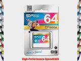 Silicon Power 64GB Hi Speed 600x Compact Flash Card (SP064GBCFC600V10)