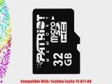 32GB MicroSDHC Memory Card for Toshiba Excite 7C AT7-B8 7 inch Tablet with Free USB MicroSD/SDHC
