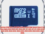 Zectron 32GB Micro SD SDHC Memory Card High Speed Class 6 for Sony Alpha DSLR DSLR-A33 DSLR-A55