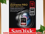 SanDisk 16GB Extreme Pro SD (SDHC) Card UHS-II 280MB/s