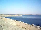 Haut barrage d'Assouan et lac Nasser