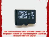 Zectron 16GB UHS-1 Micro Class 10 Memory Card for Samsung I405 Stratosphere