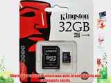 Professional Kingston MicroSDHC 32GB (32 Gigabyte) Card for HTC G2 Blaze Phone Phone with custom