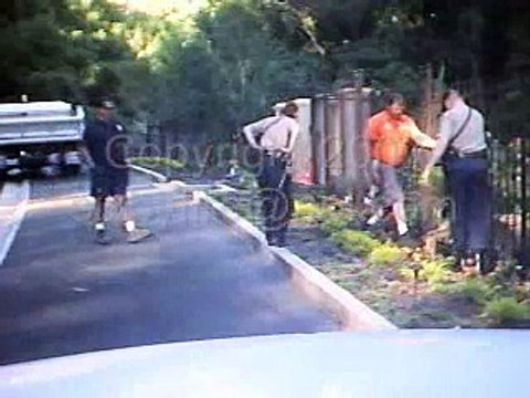 Animal Control Dash Cam Video - Deer stuck in fence rescue