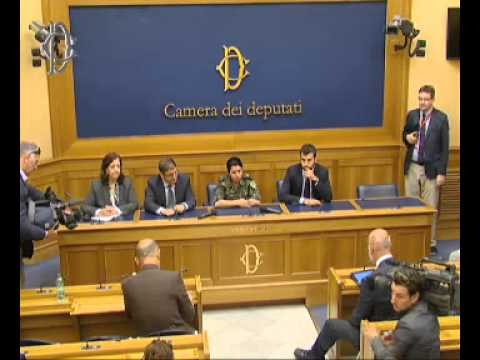 Roma - Kobane - Conferenza stampa di Erasmo Palazzotto (25.06.15)