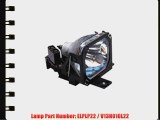 Projector Lamp ELPLP22 / V13H010L22 w/Housing For EPSON Projectors and 1-Year Replacement Warranty