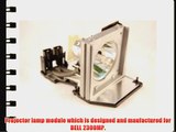 DELL 2300MP projector lamp replacement bulb with housing - high quality replacement lamp