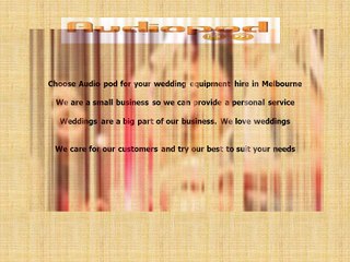 Wedding Hire Melbourne