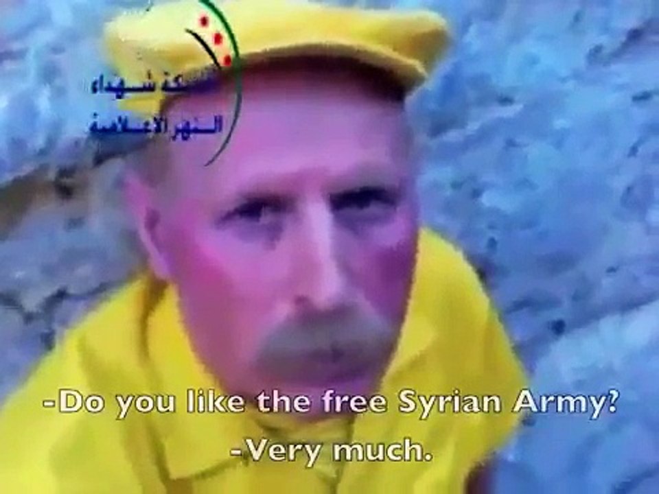 FSA Beat And Humiliate Old Man - 'Yellow Man' Aleppo Syria