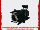 FI Lamps Sony KDF-50E3000_5617 Compatible with Sony KDF-50E3000 TV Replacement Lamp with Housing