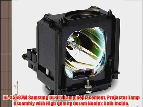 HL-S5687W Samsung DLP TV Lamp Replacement. Projector Lamp Assembly with High Quality Osram