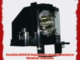 Electrified WD65738 Replacement Lamp with Housing for Mitsubishi Televisions