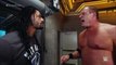 Kane kicks Roman Reigns off SmackDown_ SmackDown, June 25, 2015