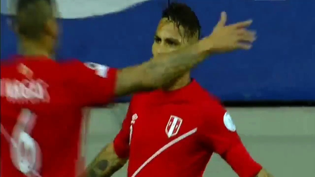 Gol de Paolo Guerrero 0-1  Bolivia vs Peru 25/06/2015 Copa America
